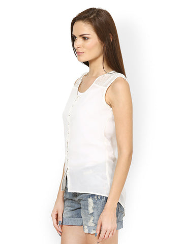 Srota Women Off-White Printed Top