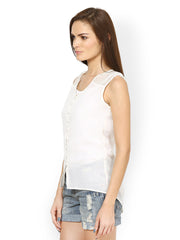 Srota Women Off-White Printed Top