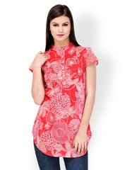 StileStreet Women Red Printed Tunic