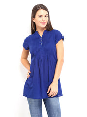 Style Quotient Women Blue Striped Tunic