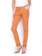 Style Quotient Women Orange Casual Trousers