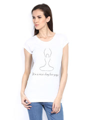 Style Quotient Women White Printed T-shirt