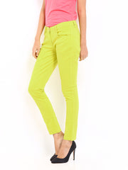 Style Quotient Women Lime Green Trousers