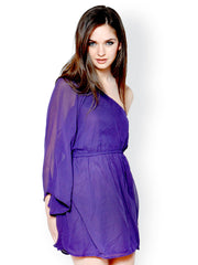 StyleToss Blue Fit &amp; Flare Dress