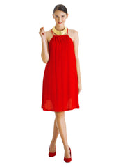 Stylista Original Red Zen Garden High Low Dress