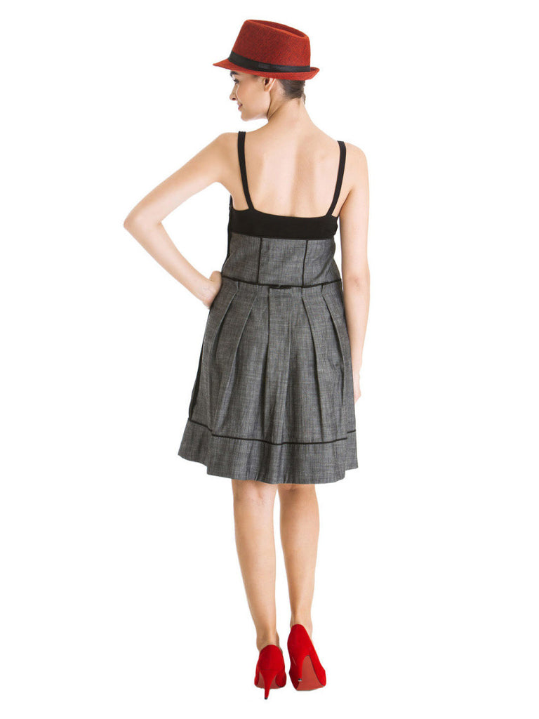 Stylista Originals Grey &amp; Black Feelin' Grey Dress