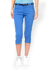 Taanz Women Blue Cropped Trousers