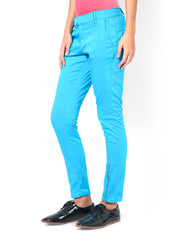 Taanz Women Turquoise Blue Trousers