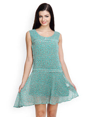 Tapyti Green Shift Dress