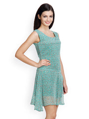 Tapyti Green Shift Dress