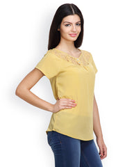 Tapyti Women Mustard Top