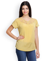 Tapyti Women Mustard Top