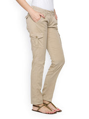 Tarama Women Beige Trousers