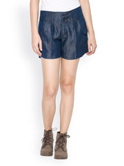 TARAMA Women Blue Shorts