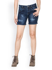 TARAMA Women Blue Shorts