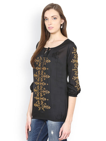 Taurus Women Black Top