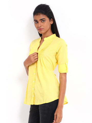 Ten on Ten Women Yellow Top