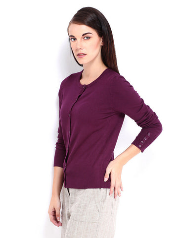 The Collection by Debenhams Women Burgundy Cardigan