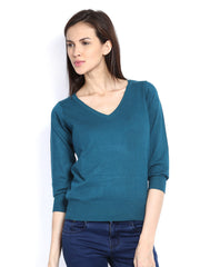 The Collection by Debenhams Women Teal Blue Top
