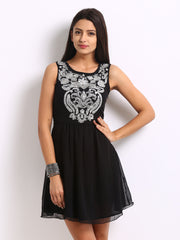 The Vanca Black Fit &amp; Flare Dress