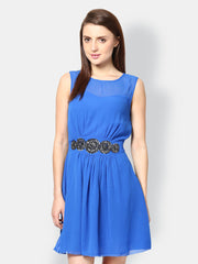 The Vanca Blue Fit &amp; Flare Dress