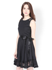 The Vanca Black Fit &amp; Flare Dress