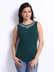 The Vanca Women Green Top