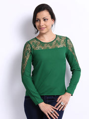 The Vanca Women Green Top