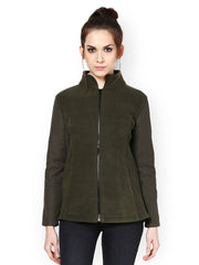 The Vanca Women Green Jacket