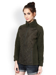 The Vanca Women Green Jacket