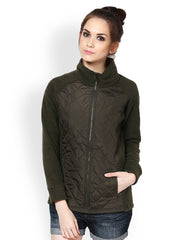 The Vanca Women Green Jacket