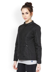 The Vanca Women Black Padded Jacket