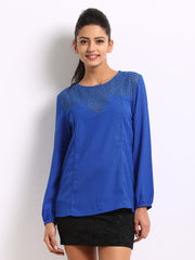 The Vanca Women Blue Top