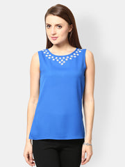 The Vanca Women Blue Top