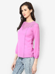 The Vanca Women Lavender Top