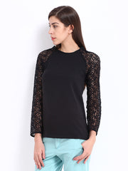 Tokyo Talkies Women Black Top