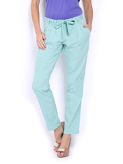 Tokyo Talkies Women Green Trousers
