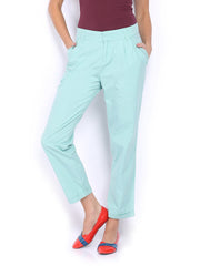 Tokyo Talkies Women Green Trousers