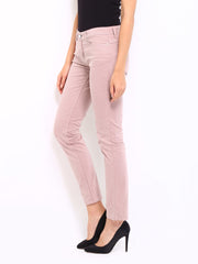 Tokyo Talkies Women Pink Slim Fit Ankle Length Jeans
