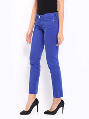 Tokyo Talkies Women Blue Slim Fit Ankle Length Jeans