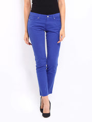 Tokyo Talkies Women Blue Slim Fit Ankle Length Jeans
