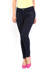 Tokyo Talkies Women Navy Skinny Fit Jeans
