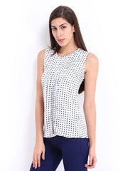 Tokyo Talkies Women White Printed Top