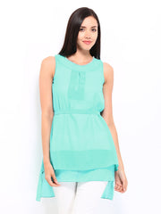 Tokyo Talkies Women Blue Tunic