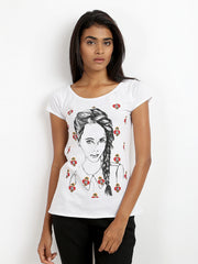 Tokyo Talkies Women White Printed Top