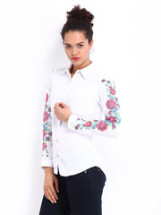 Tokyo Talkies Women White Shirt