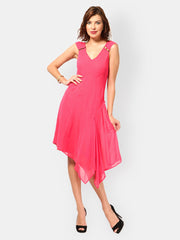 Tops and Tunics Pink Hi-Low Dress