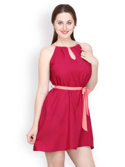 Tops and Tunics Magenta Fit &amp; Flare Dress
