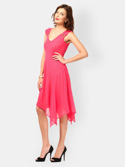 Tops and Tunics Pink Hi-Low Dress