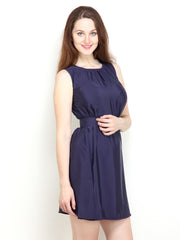 Tops and Tunics Navy Fit &amp; Flare Dress